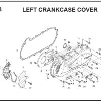 E-13 Left CrankCase Cover