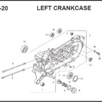 E-19-20 Left CrankCase