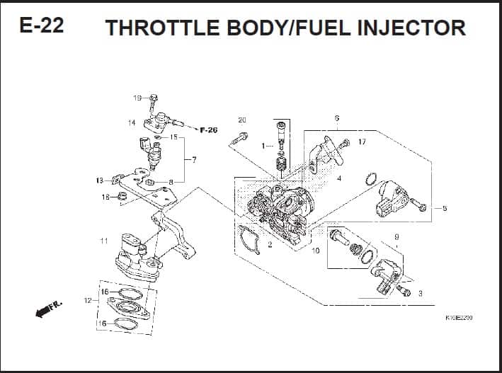 E-22 Throttle Body