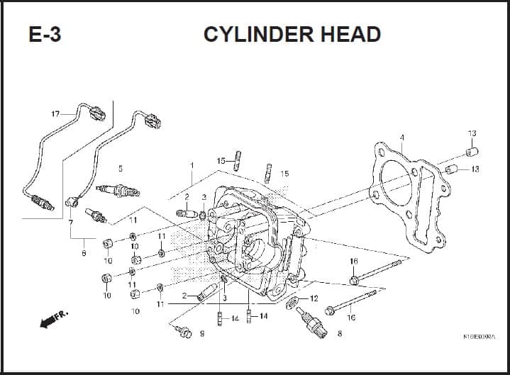 E-3 Cylinder Head