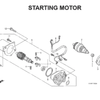 E-12 Starting Motor – Katalog Suku Cadang Honda Vario Techno