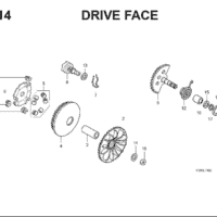 E-14 Drive Face – Katalog Suku Cadang Honda Vario Techno