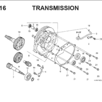 E-16 Transmission – Katalog Suku Cadang Honda Vario Techno