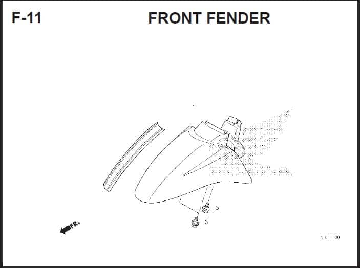 F-11 Front Fender