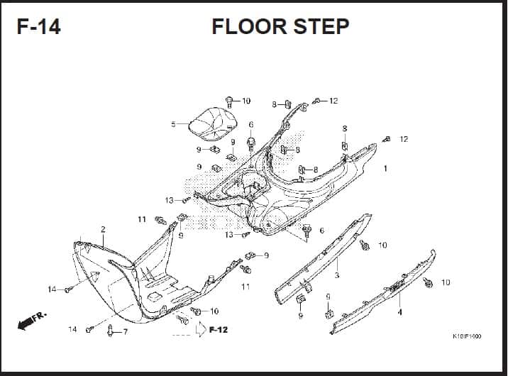 F-14 Floor Step