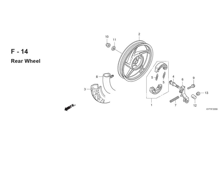 F-14 Rear Wheel