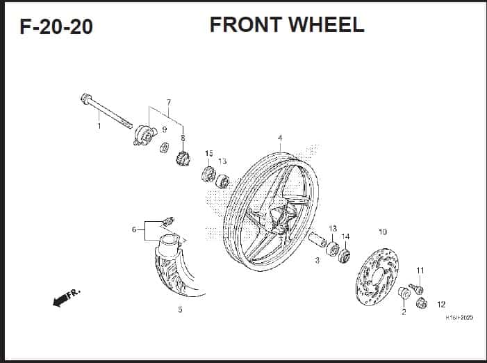 F-20-20 Front Wheel