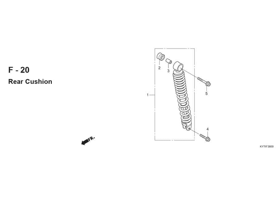 F-20 Rear Cushion