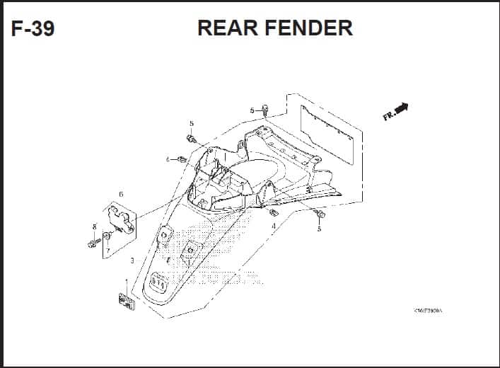 F-39 Rear Fender