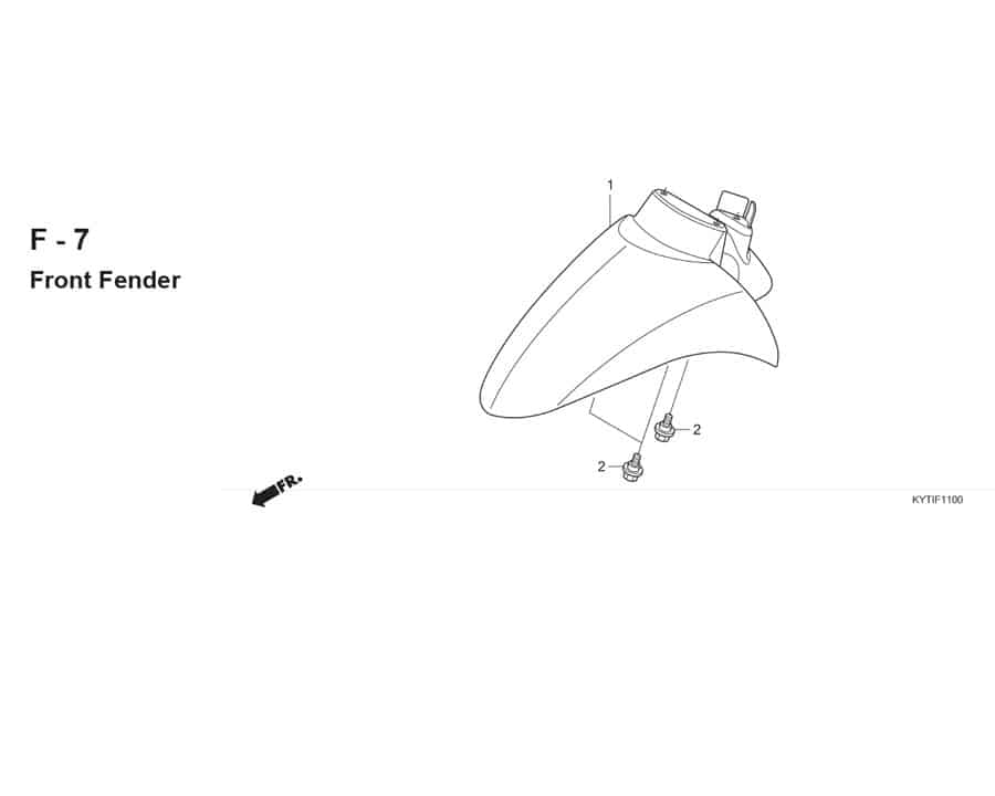 F-7 Front Fender