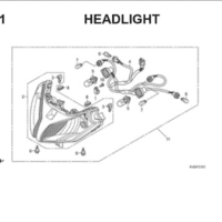 F-1 Headlight – Katalog Suku Cadang Honda Vario Techno
