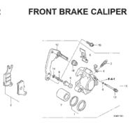 F-12 Front Brake Caliper – Katalog Suku Cadang Honda Vario Techno