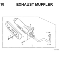 F-18 Exhaust Muffler – Katalog Suku Cadang Honda Vario Techno