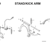 F-20 Stand/Kick Arm – Katalog Suku Cadang Honda Vario Techno