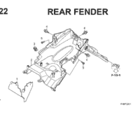 F-22 Rear Fender – Katalog Suku Cadang Honda Vario Techno