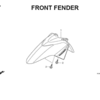F-7 Front Fender – Katalog Suku Cadang Honda Vario Techno