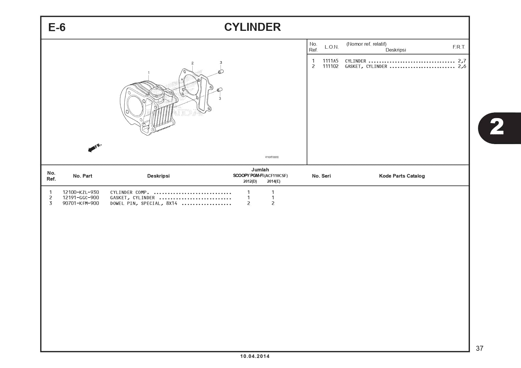 E-6 Cylinder