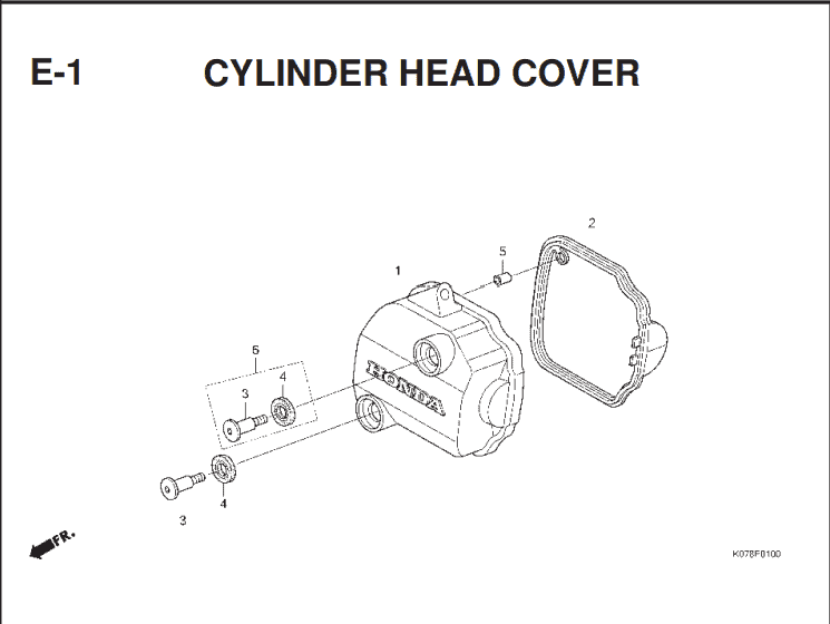 E-1 CYLINDER HEAD