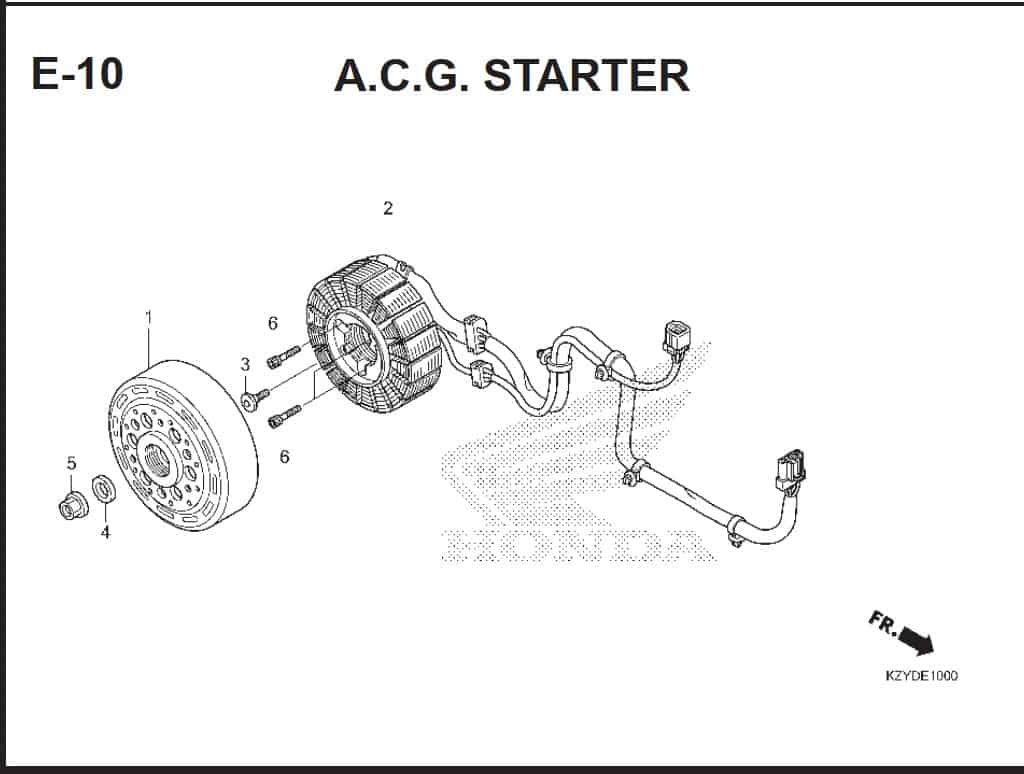 E-10 A.C.G Starter