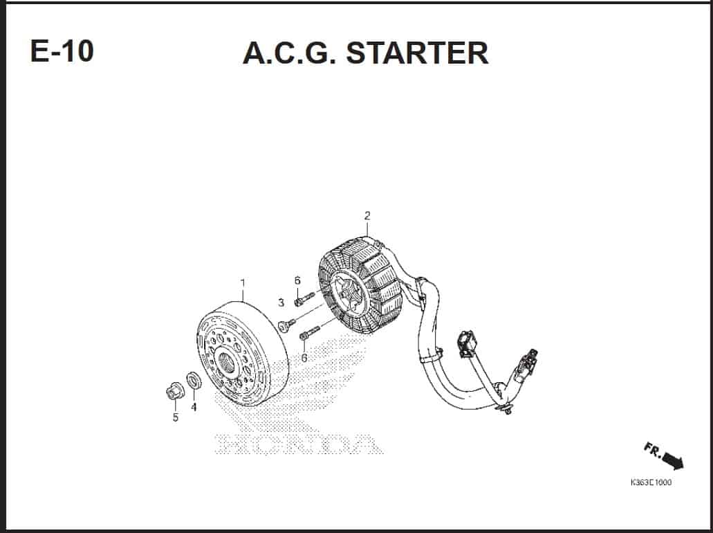 E-10 A.C.G Starter