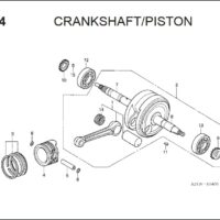 E-14 CrankShaft Piston