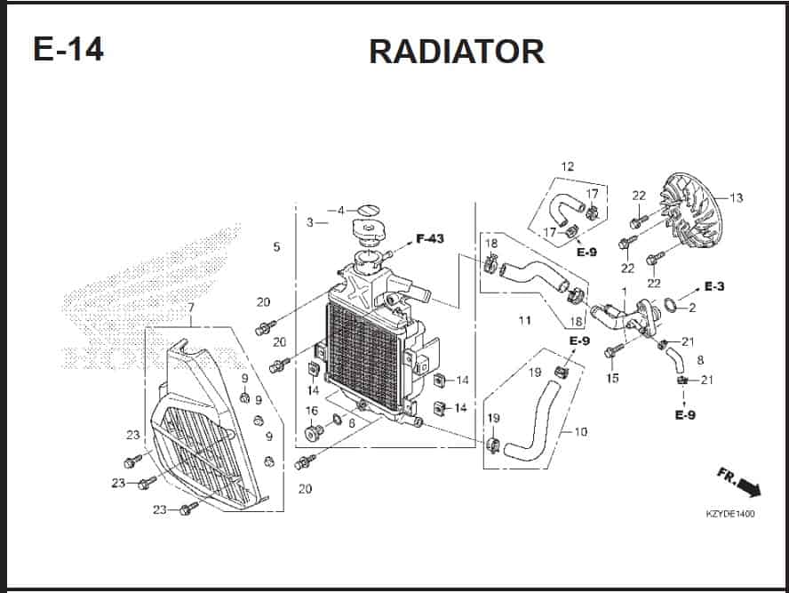 E-14 Radiator