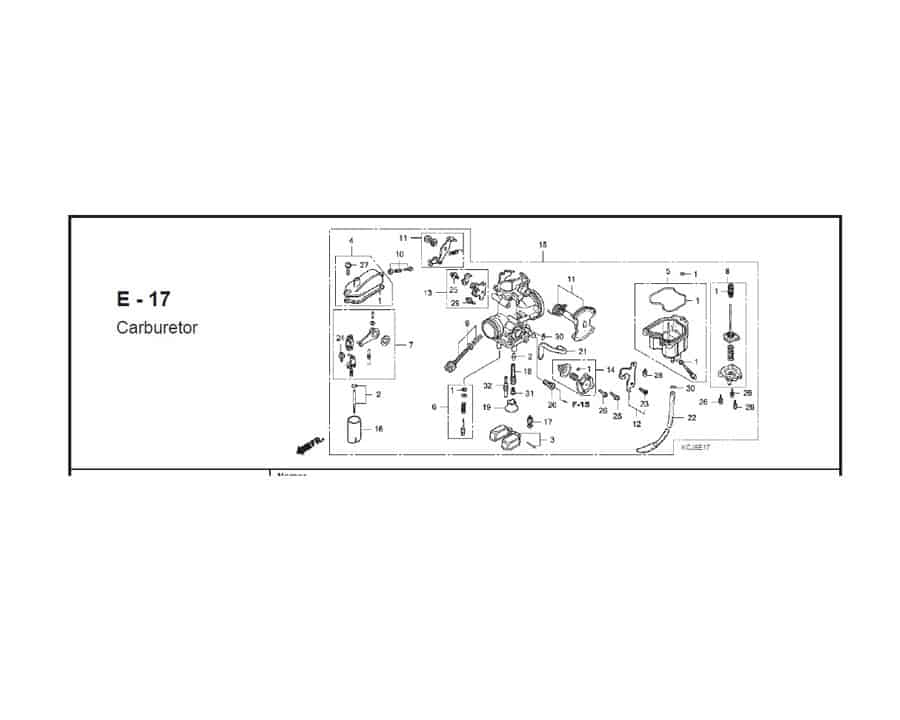 E-17 CARBURETOR