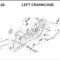 E-19-20 Left CrankCase