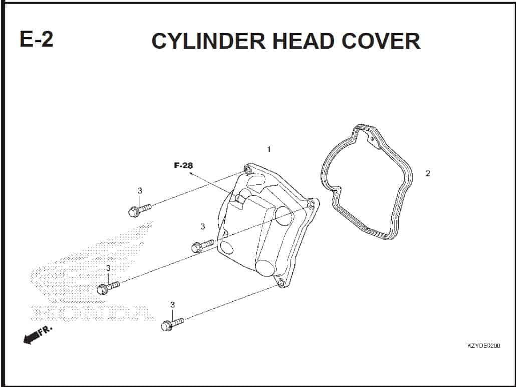 E-2 Cylinder Head Cover