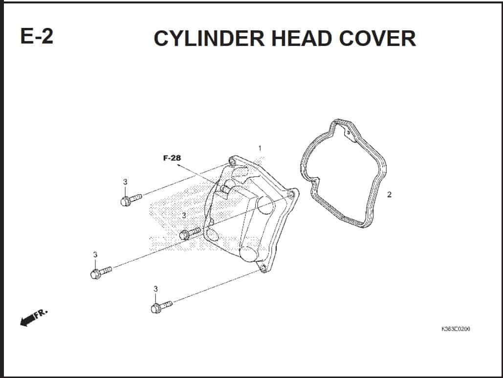 E-2 Cylinder Head Cover