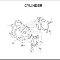 E-6 Cylinder – Katalog Honda PCX 150 KZY