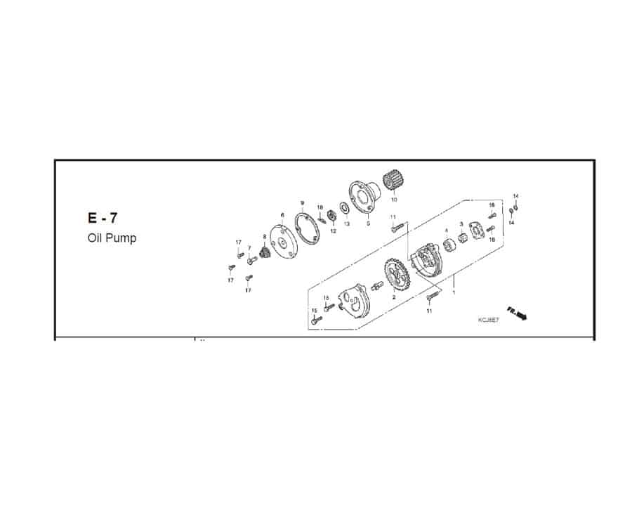 E-7 Oil Pump