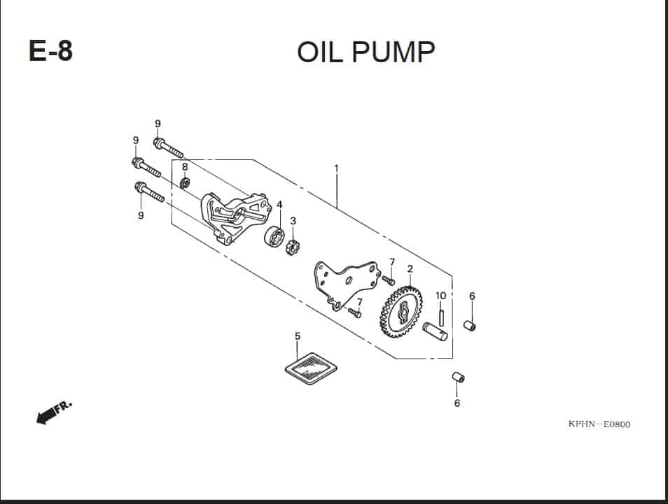 E-8 Oil Pump