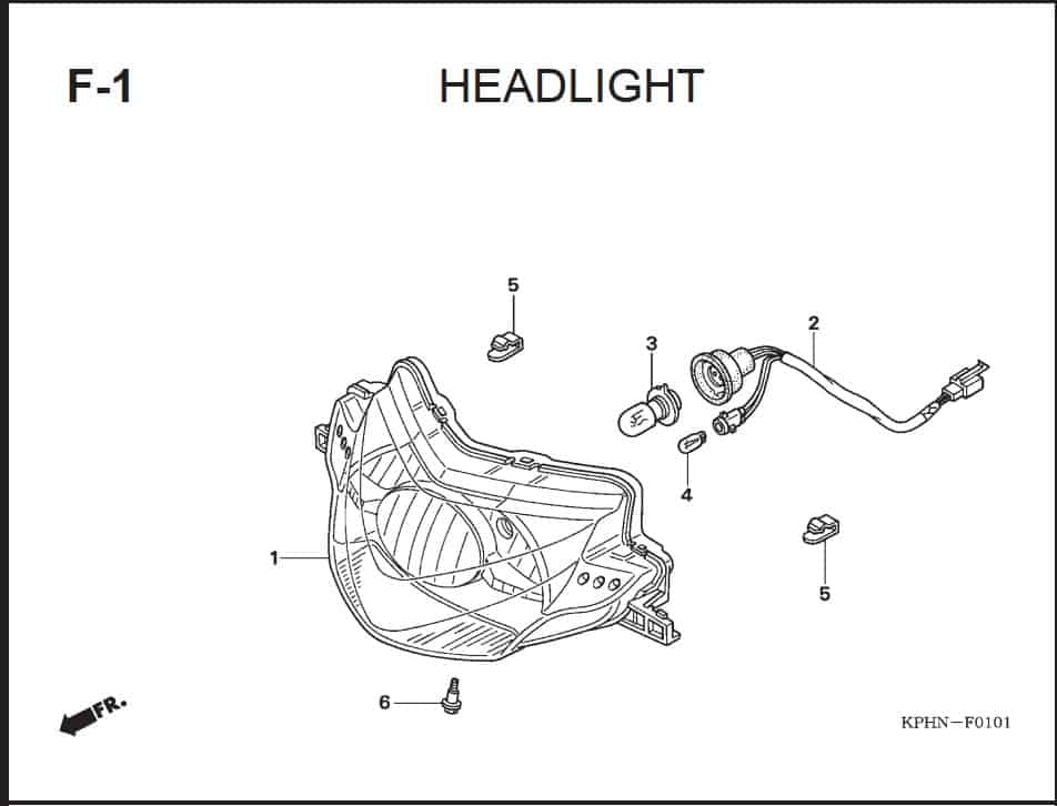 F-1 Headlight