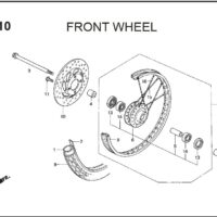 F-10 Front Wheel – Katalog Suku Cadang Honda Supra X 125 PGM-FI