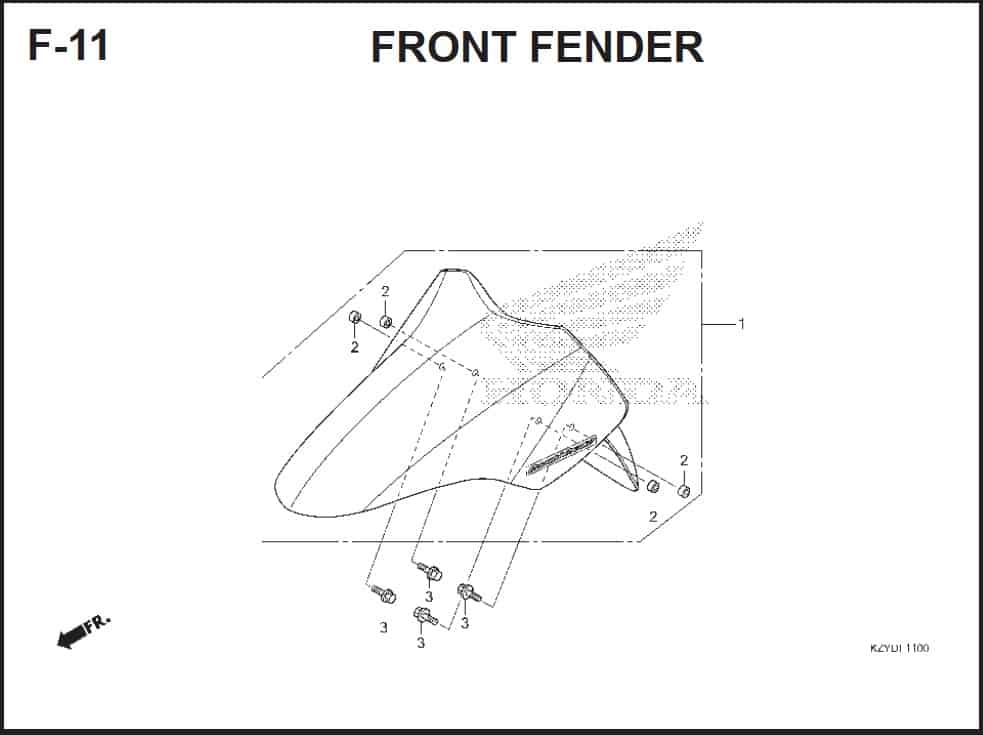 F-11 Front Fender