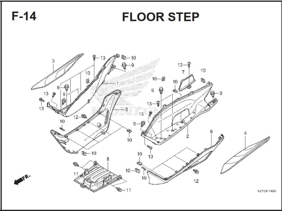 F-14 Floor Step