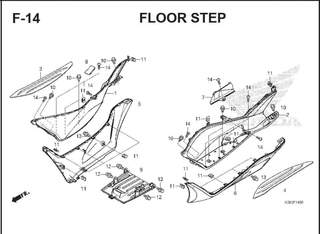 F-14 Floor Step