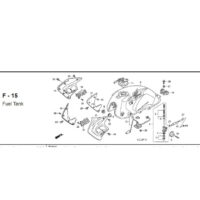 F – 15 Fuel Tank – Katalog Suku Cadang Honda Tiger Revo KCJ
