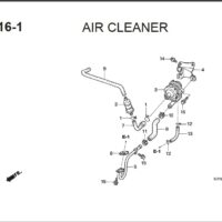 F-16-1 Air Cleaner – Katalog Suku Cadang Honda Supra X 125 PGM-FI