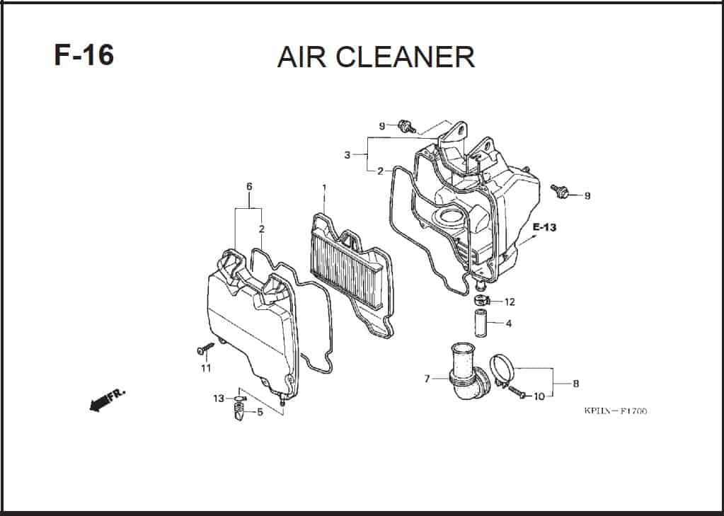 F-16 Air Cleaner