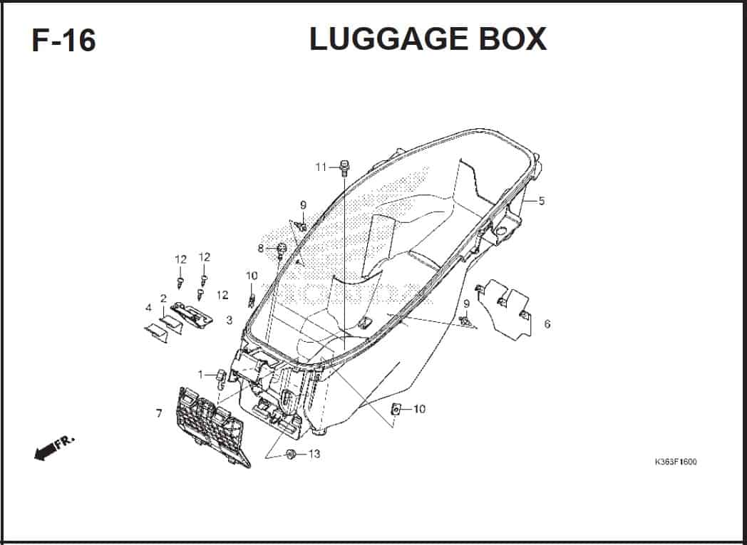 F-16 Luggage Box