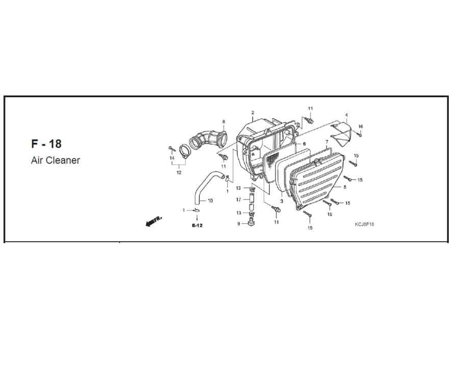 F-18 AIR CLEANER