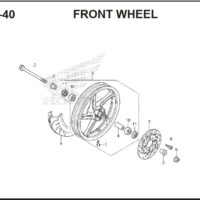 F-20-40 Front Wheel