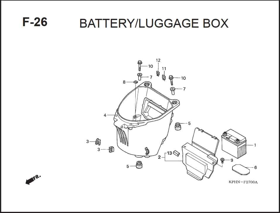 F-26 Battery Luagge Box