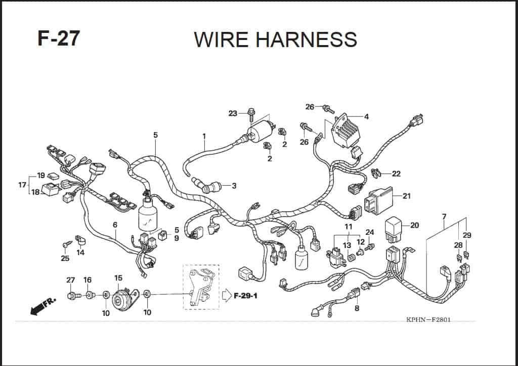 F-27 Wire Harness