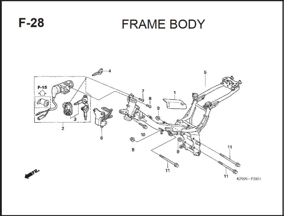 F-28 Frame Body