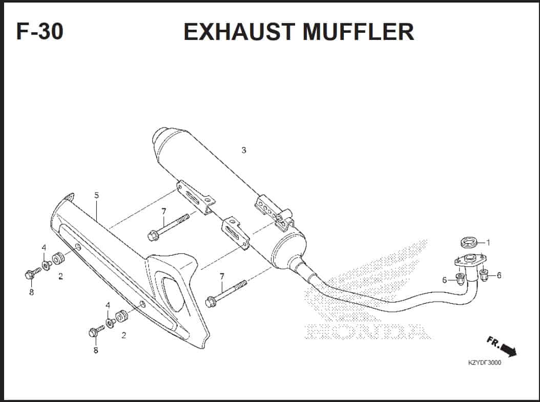 F-30 Exhaust Muffler