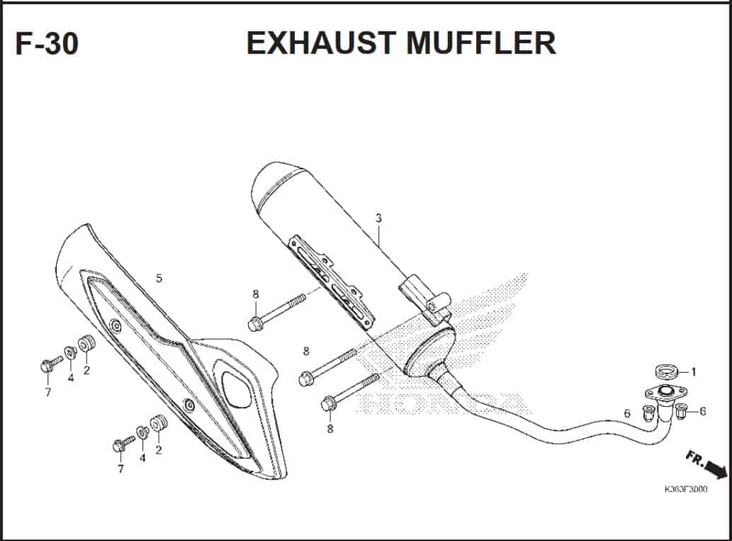 F-30 Exhaust Muffler