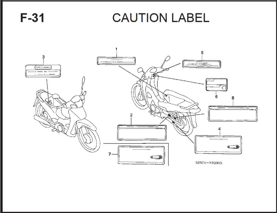 F-31 Caution Label